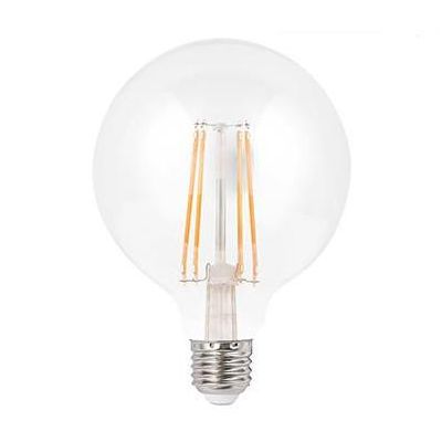 LAMPADINA LED GLOBO A FILAMENTO 6W LUCE 2700K O 4000K DIAMETRO 125 MM ATTACCO E27 CRISTALENSI LAMPADINE - Cristalensi Shop Onlin