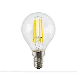 LAMPADINA LED SFERA A FILAMENTO 4W LUCE 2700K O 4000K DIAMETRO 45 MM ATTACCO E14 CRISTALENSI LAMPADINE - Cristalensi Shop Online 2