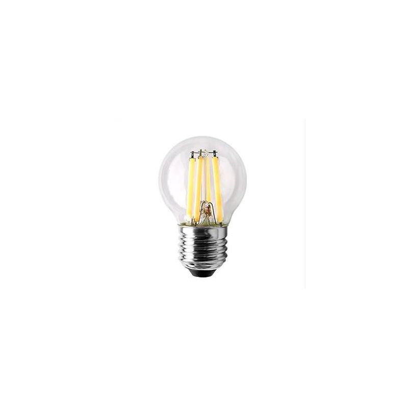 LAMPADINA LED SFERA A FILAMENTO 4W LUCE 2700K O 4000K DIAMETRO 45 MM ATTACCO E27 CRISTALENSI LAMPADINE - Cristalensi Shop Online