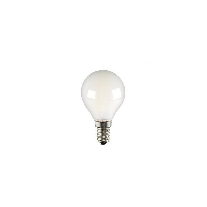 LAMPADINA FILAMENTO OPALE SFERA LED 7W LUCE 3000K O 4000K DIAMETRO 45 MM ATTACCO E14 CRISTALENSI LAMPADINE - Cristalensi Shop On