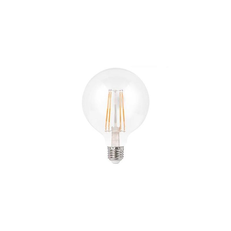 LAMPADINA LED GLOBO A FILAMENTO 6W LUCE 2700K DIAMETRO 95 MM ATTACCO E27 CRISTALENSI LAMPADINE - Cristalensi Shop Online