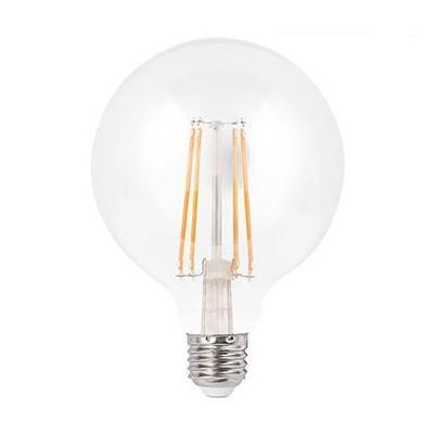 LAMPADINA LED GLOBO A FILAMENTO 6W LUCE 2700K DIAMETRO 95 MM ATTACCO E27 CRISTALENSI LAMPADINE - Cristalensi Shop Online
