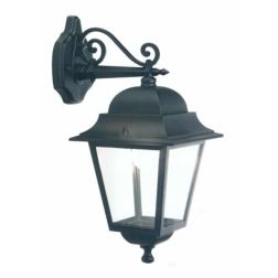 AMALFI LANTERNA PER ESTERNO IN ALLUMINIO VERNICIATO DI NERO CON DIFFUSORI IN VETRO Sovil - Cristalensi Shop Online 2