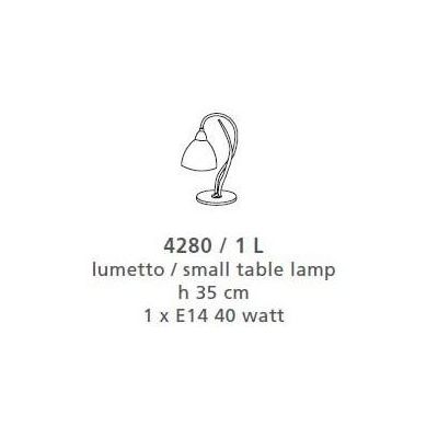 4280 LAMPADA DA COMODINO ABAT-JOUR IN FERRO BATTUTO E VETRO DI LAM EXPORT LAM EXPORT - Cristalensi Shop Online