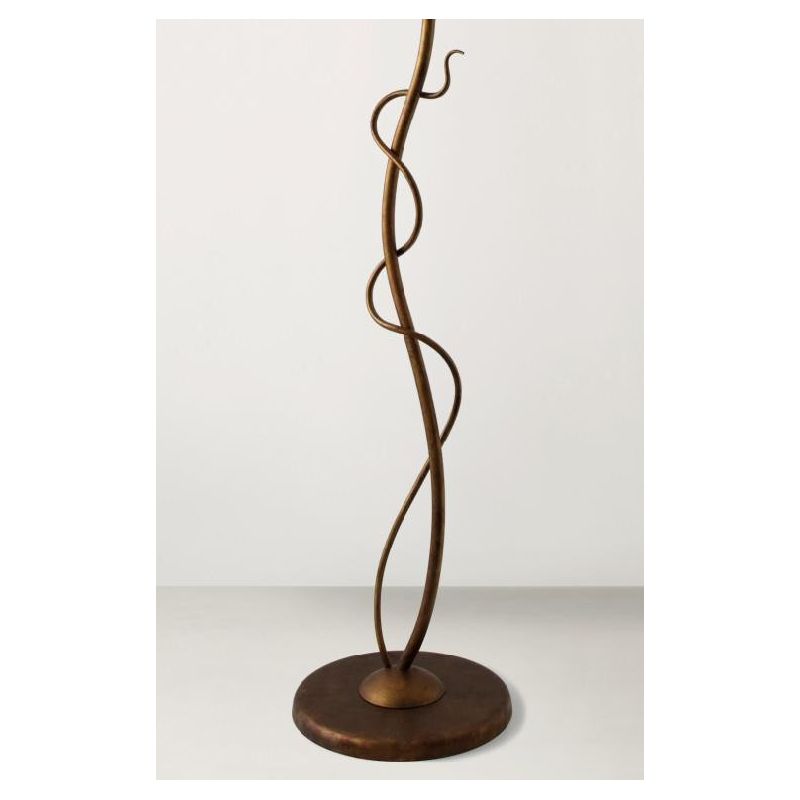 VELA PIANTANA IN METALLO VERNICIATO MARRONE Top Light Illuminazione - Cristalensi Shop Online