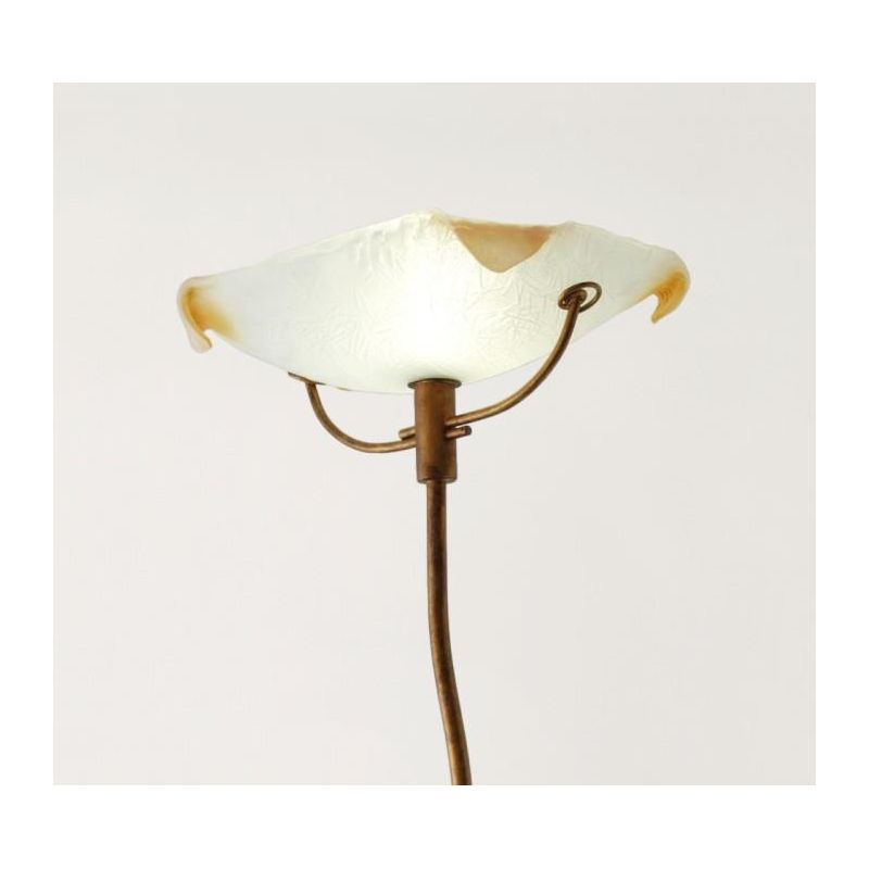 VELA PIANTANA IN METALLO VERNICIATO MARRONE Top Light Illuminazione - Cristalensi Shop Online