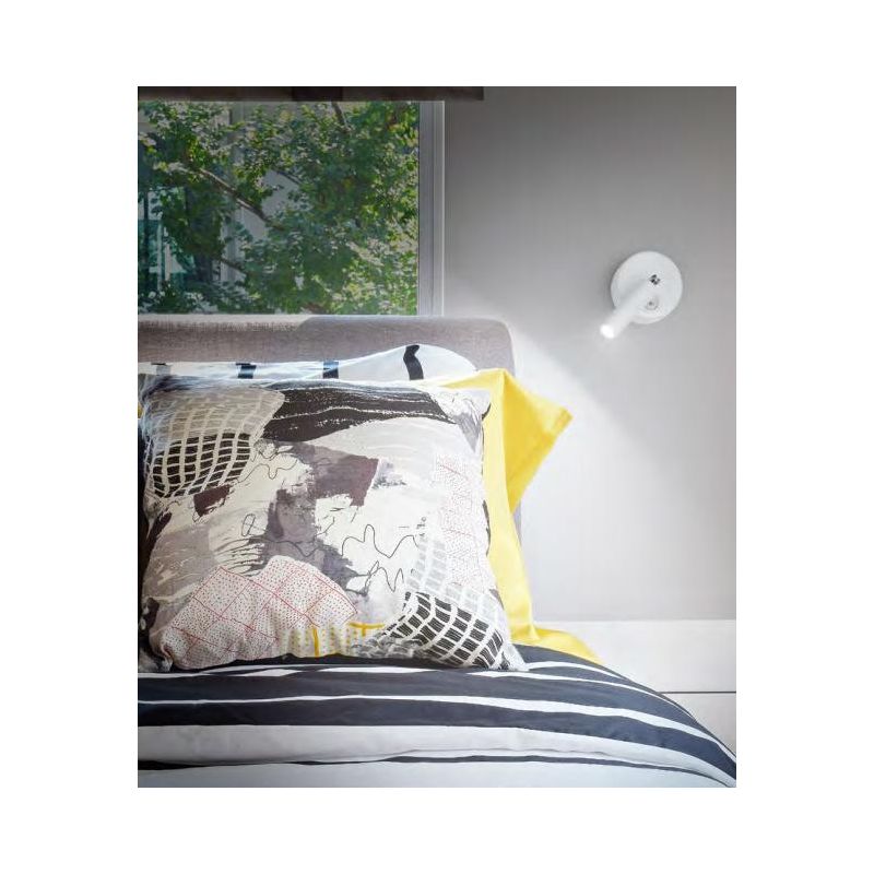 945 NADIR APPLIQUE SPOT DIREZIONABILE LED 3W 3000K CON INTERRUTTORE SULLA BASE ISYLUCE - Cristalensi Shop Online