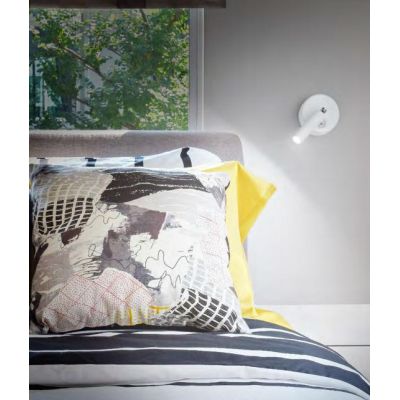 945 NADIR APPLIQUE SPOT DIREZIONABILE LED 3W 3000K CON INTERRUTTORE SULLA BASE ISYLUCE - Cristalensi Shop Online