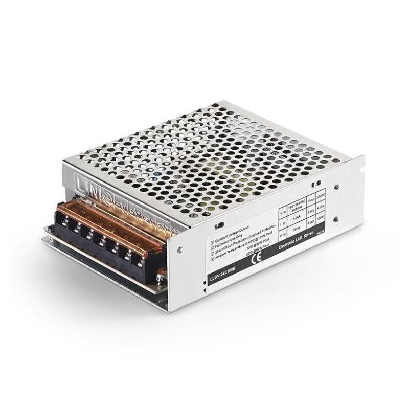 DRIVER ALIMENTATORE 100W 24VDC IP20 PER STRIP LED CRISTALENSI LAMPADINE - Cristalensi Shop Online