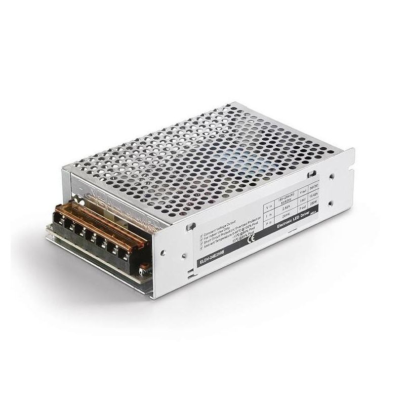 DRIVER ALIMENTATORE 240W 24VDC IP20 PER STRIP LED CRISTALENSI LAMPADINE - Cristalensi Shop Online