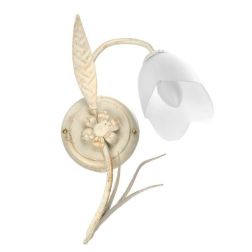 APPLIQUE IN STILE CLASSICO IN METALLO AVORIO SPENNELLATO ORO ALTEZZA CM 35 CRISTALENSI LIGHT - Cristalensi Shop Online 2