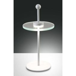 SATURN LUMETTO CON STELO BIANCO A LED INTEGRATO DA 12W Fabas Luce - Cristalensi Shop Online 2