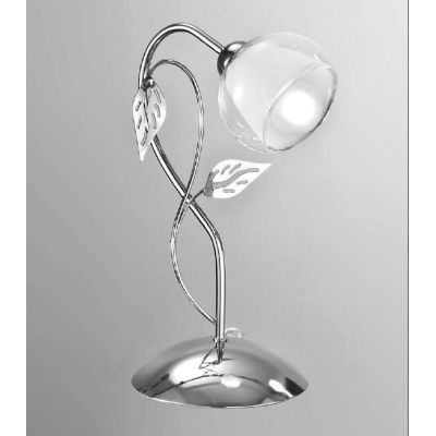 GINEVRA LUMETTO CLASSICO IN METALLO CROMO CON DIFFUSORE IN VETRO CRISTALENSI LUX - Cristalensi Shop Online