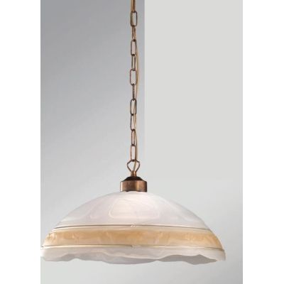 ISCHIA LAMPADARIO STILE CLASSICO CLASSICO D30 IN VETRO SATINATO CON DECORO AMBRA O ARGENTO CRISTALENSI LUX - Cristalensi Shop On