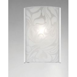 MARMO APPLIQUE CLASSICA ED ECONOMICA IN VETRO BIANCO LUCIDO DAMASCATO CRISTALENSI LUX - Cristalensi Shop Online 2