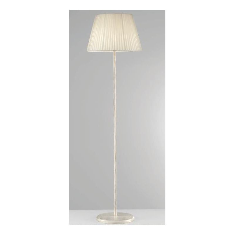 PAUL PIANTANA IN METALLO FINITURA CROMO,AVORIO O BRONZO CON PARALUME IN TESSUTO PLISSE CLASSICA CRISTALENSI LUX - Cristalensi Sh