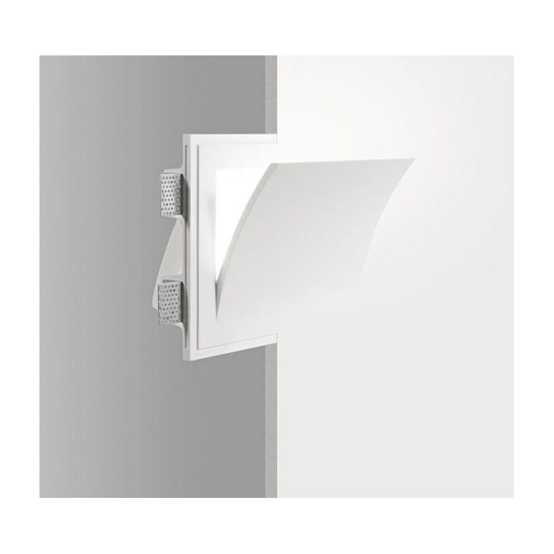 845 ISYLUCE APPLIQUE DA INCASSO IN GESSO LUCE INDIRETTA LAMPADINE G9 VERNICIABILE ISYLUCE - Cristalensi Shop Online