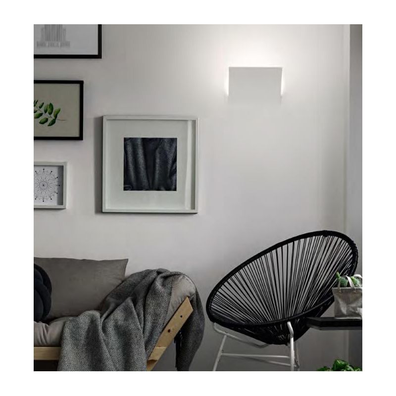 845 ISYLUCE APPLIQUE DA INCASSO IN GESSO LUCE INDIRETTA LAMPADINE G9 VERNICIABILE ISYLUCE - Cristalensi Shop Online