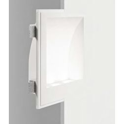 844 ISYLUCE APPLIQUE DA INCASSO IN GESSO LUCE INDIRETTA LAMPADINE GU10 VERNICIABILE ISYLUCE - Cristalensi Shop Online