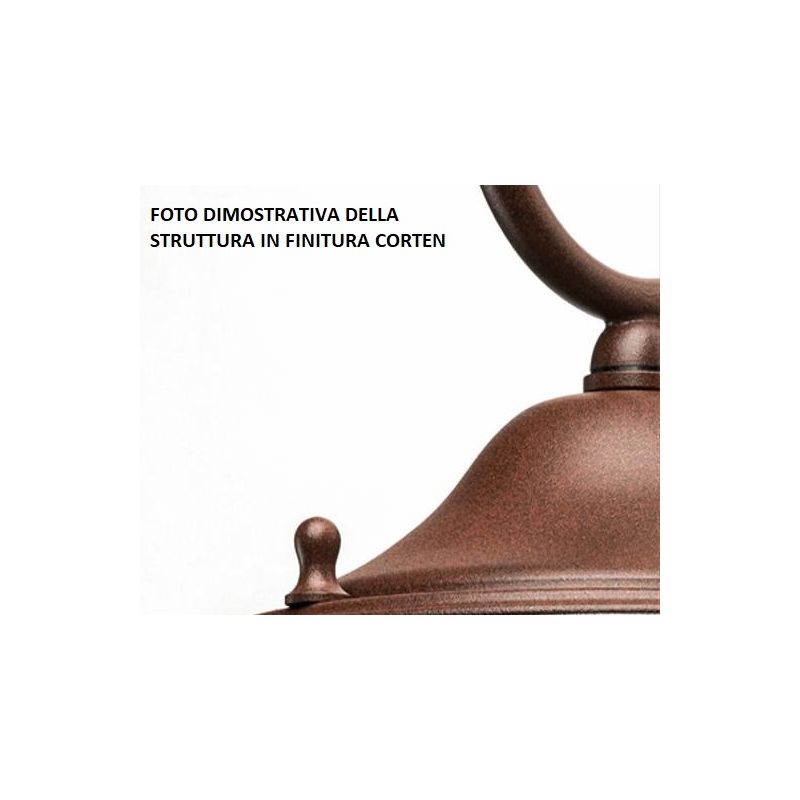 ANGOLARE PER ESTERNO IN FUSIONE DI ALLUMINIO VERNICIATO IN TRE COLORI CRISTALENSI OTTONE - Cristalensi Shop Online