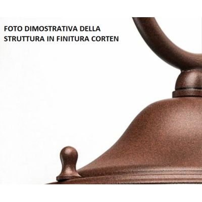 ANGOLARE PER ESTERNO IN FUSIONE DI ALLUMINIO VERNICIATO IN TRE COLORI CRISTALENSI OTTONE - Cristalensi Shop Online