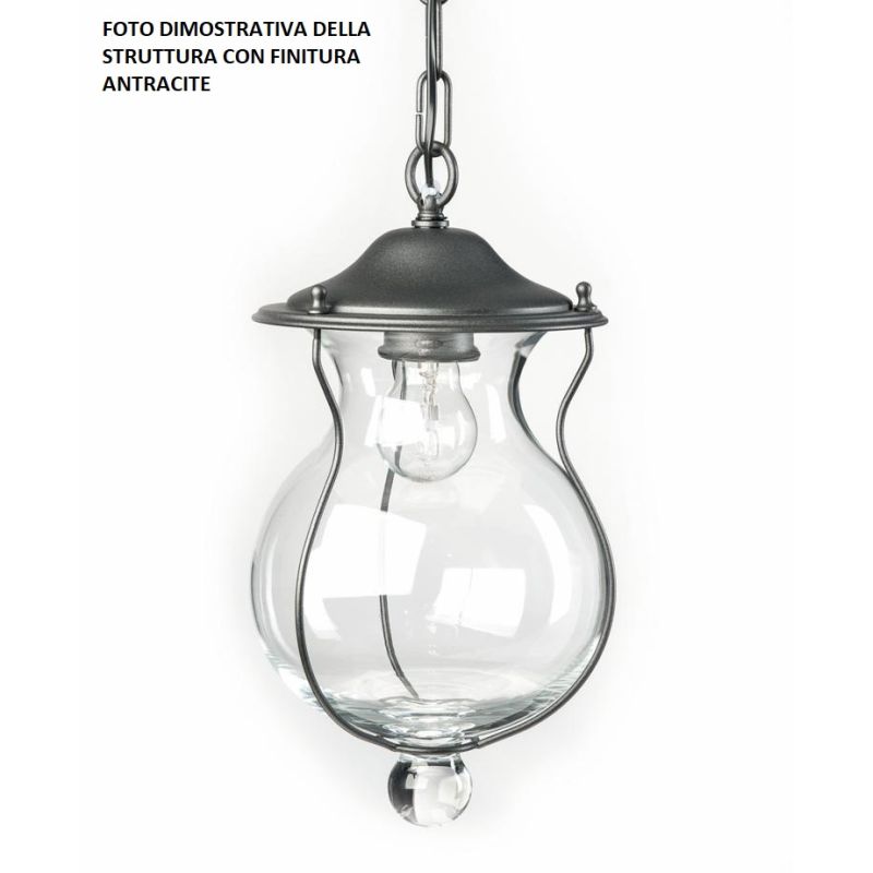 BACCO LAMPADA A PARETE PER ESTERNO GRANDE IN OTTONE NATURALE O ANTRACITE O CORTEN CRISTALENSI OTTONE - Cristalensi Shop Online