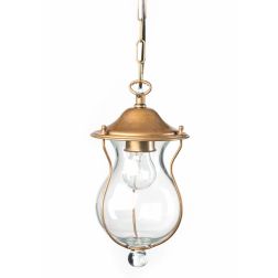 BACCO SOSPENSIONE DA ESTERNO GRANDE IN OTTONE TRE COLORI VETRO SOFFIATO CRISTALENSI OTTONE - Cristalensi Shop Online 2