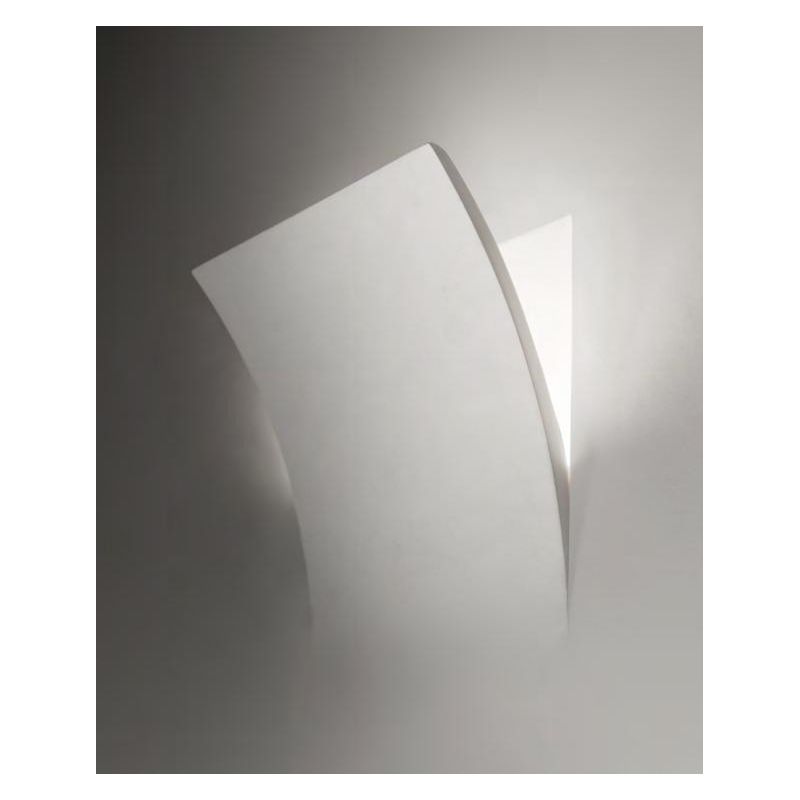 842 ISYLUCE APPLIQUE DA INCASSO IN GESSO LUCE INDIRETTA LAMPADINE E14 VERNICIABILE ISYLUCE - Cristalensi Shop Online