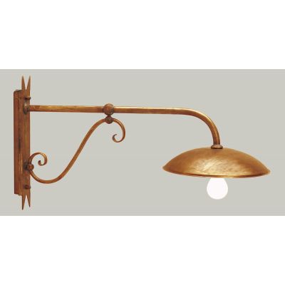 DREA APPLIQUE DA ESTERNO IN OTTONE AL NATURALE O VERNICIATO CORTEN O ANTRACITE CRISTALENSI OTTONE - Cristalensi Shop Online