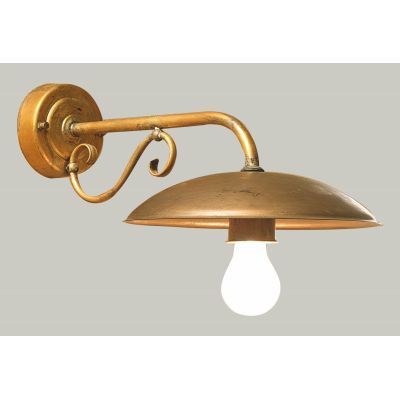DREA APPLIQUE DA ESTERNO IN OTTONE AL NATURALE O VERNICIATO CORTEN O ANTRACITE CRISTALENSI OTTONE - Cristalensi Shop Online