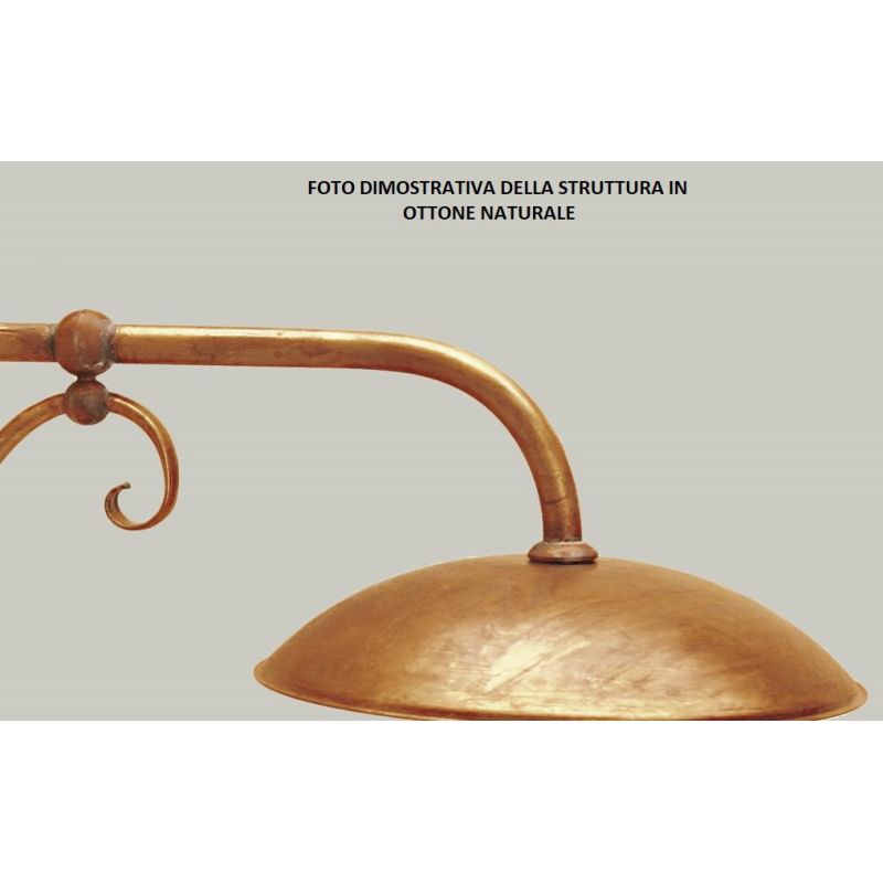 DREA APPLIQUE DA ESTERNO IN OTTONE NATURALE O VERNICIATO ANTRACITE O CORTEN CRISTALENSI OTTONE - Cristalensi Shop Online