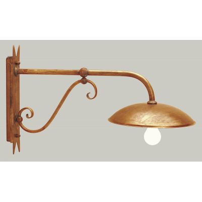 DREA APPLIQUE DA ESTERNO IN OTTONE AL NATURALE O VERNICIATO CORTEN O ANTRACITE CRISTALENSI OTTONE - Cristalensi Shop Online