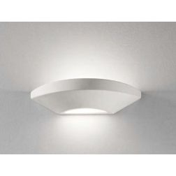 VENTAGLIO DI ISYLUCE APPLIQUE CERAMICA GESSO VERNICIABILE ATTACCO 1XE27 ECONOMICO ISYLUCE - Cristalensi Shop Online