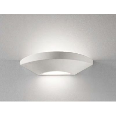 VENTAGLIO DI ISYLUCE APPLIQUE CERAMICA GESSO VERNICIABILE ATTACCO 1XE27 ECONOMICO ISYLUCE - Cristalensi Shop Online