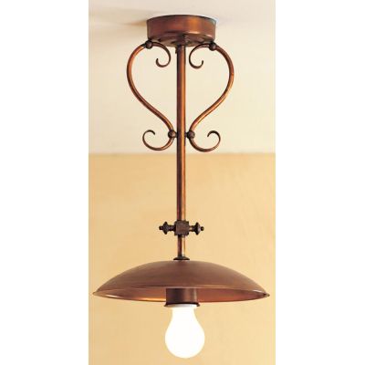 DREA SOSPENSIONE DA ESTERNO IN OTTONE NATURALE O VERNICIATA ANTRACITE O CORTEN CRISTALENSI OTTONE - Cristalensi Shop Online