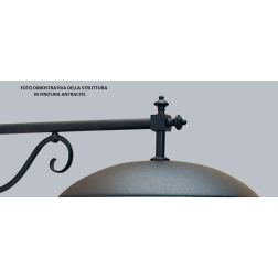 DREA LAMPIONE DA ESTERNO IN OTTONE NATURALE O VERNICIATO CORTEN O ANTRACITE CRISTALENSI OTTONE - Cristalensi Shop Online 2