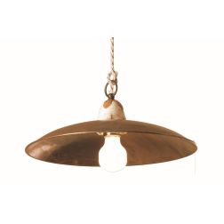 EMMA SALISCENDI IN OTTONE NATURALE E CERAMICA DECORATA CRISTALENSI OTTONE - Cristalensi Shop Online 2