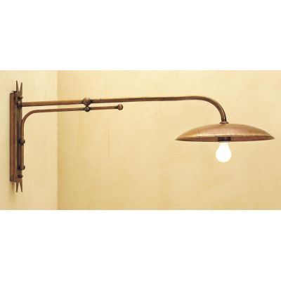 ERA LAMPADA PER ESTERNO IN OTTONE NATURALE O VERNICIATO IN ANTRACITE O CORTEN CRISTALENSI OTTONE - Cristalensi Shop Online