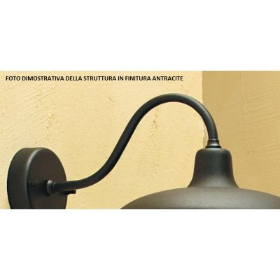 ERA PLAFONIERA DA ESTERNO IN OTTONE NATURALE O VERNICIATO DI ANTRACITE O CORTEN CRISTALENSI OTTONE - Cristalensi Shop Online