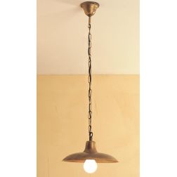 ERA SOSPENSIONE D.26 DA ESTERNO IN OTTONE NATURALE O VERNICIATO DI ANTRACITE O CORTEN CRISTALENSI OTTONE - Cristalensi Shop Onli 2