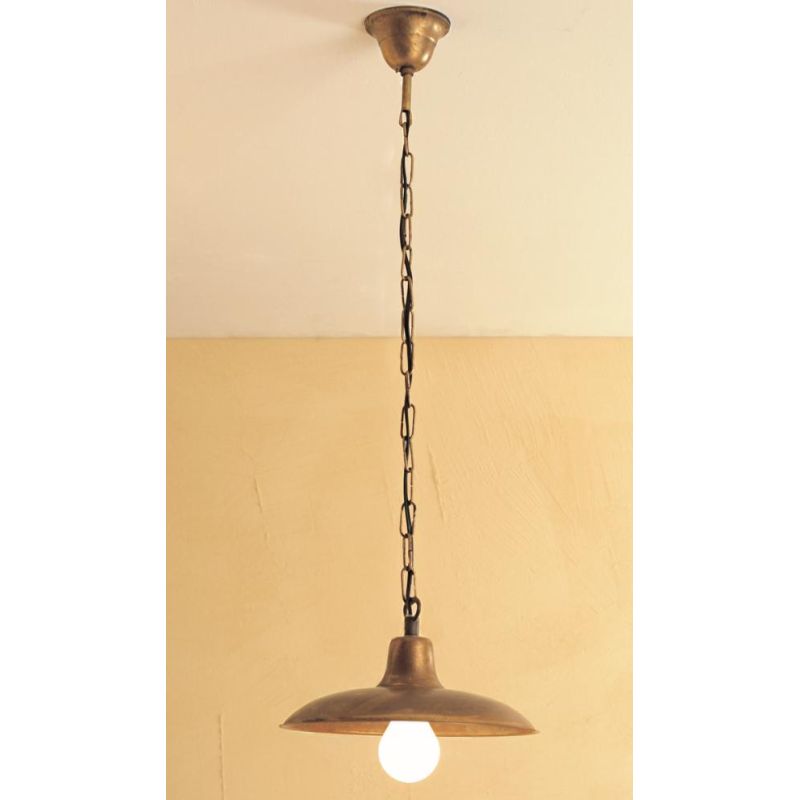 ERA SOSPENSIONE D.26 DA ESTERNO IN OTTONE NATURALE O VERNICIATO DI ANTRACITE O CORTEN CRISTALENSI OTTONE - Cristalensi Shop Onli
