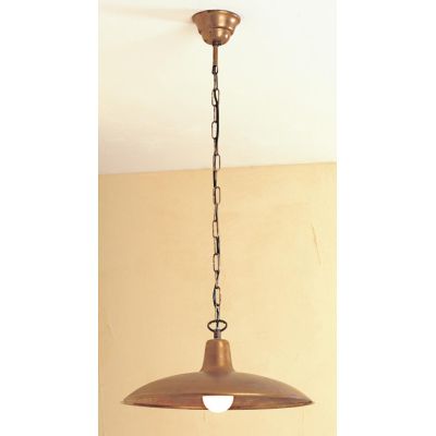 ERA SOSPENSIONE D.38 DA ESTERNO IN OTTONE NATURALE O VERNICIATO DI ANTRACITE O CORTEN CRISTALENSI OTTONE - Cristalensi Shop Onli