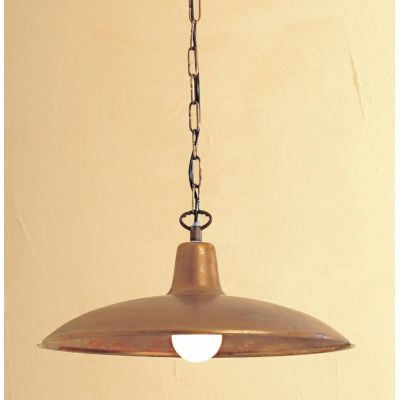 ERA SOSPENSIONE D.38 DA ESTERNO IN OTTONE NATURALE O VERNICIATO DI ANTRACITE O CORTEN CRISTALENSI OTTONE - Cristalensi Shop Onli