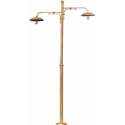 ERA PALO H 250 DA ESTERNO IN OTTONE NATURALE O VERNICIATO DI ANTRACITE O CORTEN CRISTALENSI OTTONE - Cristalensi Shop Online