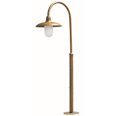 ERA PALO H 135 DA ESTERNO IN OTTONE NATURALE O VERNICIATO DI ANTRACITE O CORTEN CRISTALENSI OTTONE - Cristalensi Shop Online