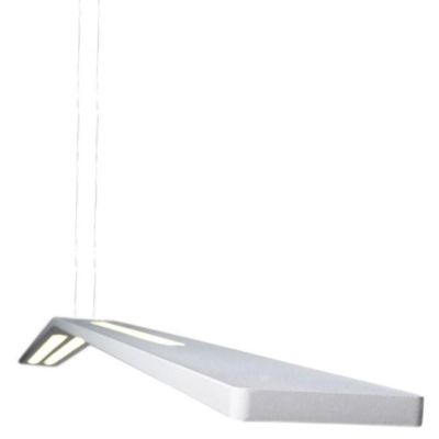 LAMA SOSPENSIONE DI LINEA LIGHT LED 45W BIEMISSIONE BIANCA O NERA STILNOVO MA&DE - Cristalensi Shop Online