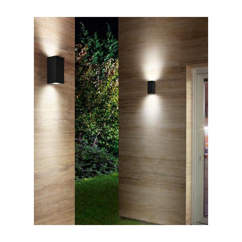 ISCHIA APPLIQUE ESTERNO IP54 UP AND DOWN BIANCO O ANTRACITE LAMPADINE GU10 ISYLUCE ISYLUCE - Cristalensi Shop Online