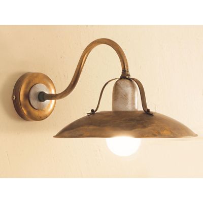 FONSO APPLIQUE IN OTTONE NATURALE O VERNICIATO DI RUGGINE CRISTALENSI OTTONE - Cristalensi Shop Online