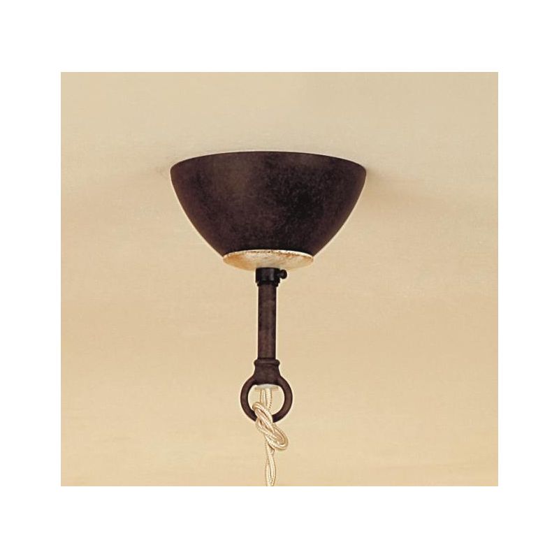 FONSO SOSPENSIONE IN OTTONE NATURALE O VERNICIATA DI COLORE RUGGINE CRISTALENSI OTTONE - Cristalensi Shop Online