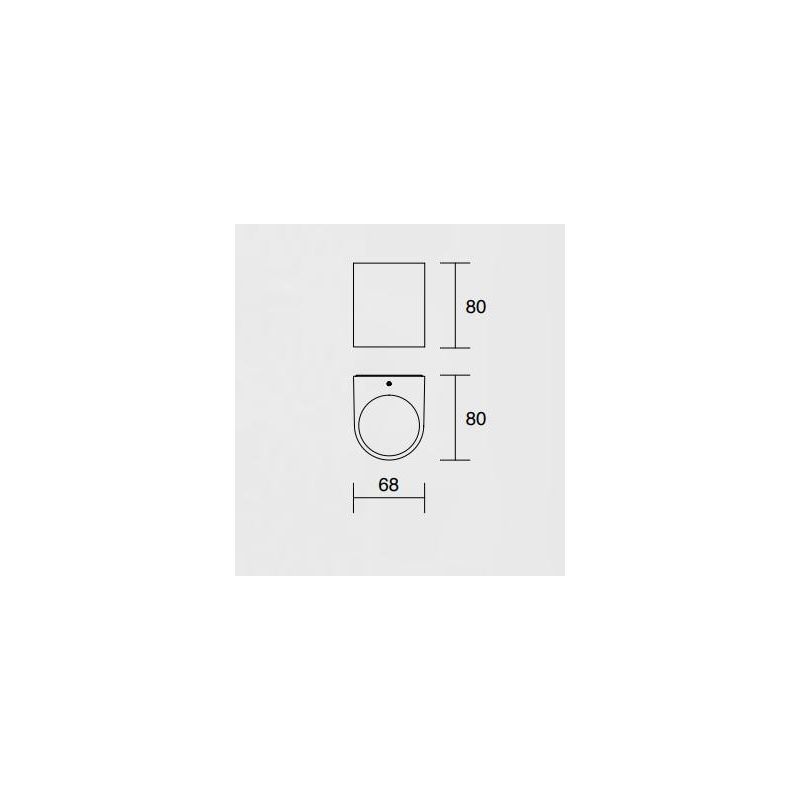 PONZA LAMPADA PARETE PER ESTERNO IP54 BIANCA O ANTRACITE DI ISYLUCE ECONOMICA ISYLUCE - Cristalensi Shop Online